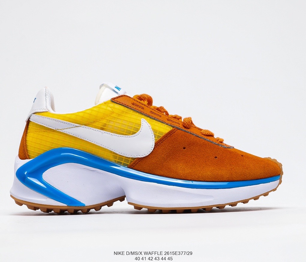 2020 Men Nike D-MS-X Waffle Yellow Brown White Blue